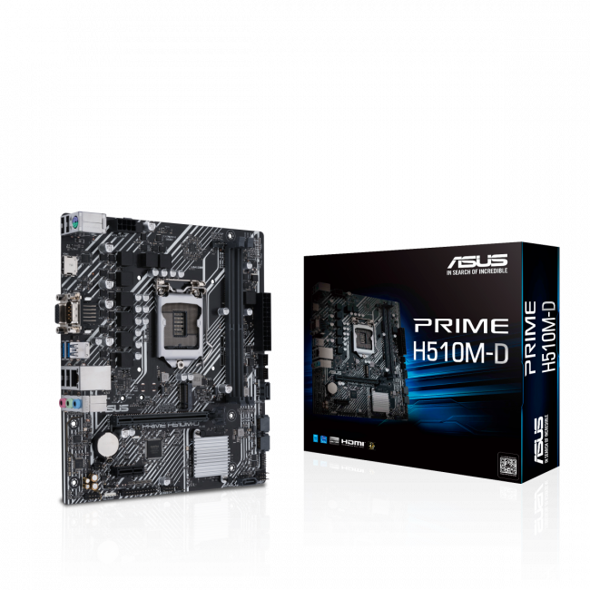 Материнская плата ASUS PRIME H510M-D — для бизнеса и офиса Материнская плата ASUS PRIME H510M-D — для бизнеса и офиса