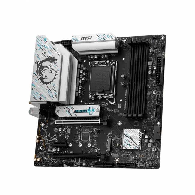 Материнская плата MSI B760M GAMING PLUS WIFI DDR4 — для бизнеса и офиса Материнская плата MSI B760M GAMING PLUS WIFI DDR4 — для бизнеса и офиса