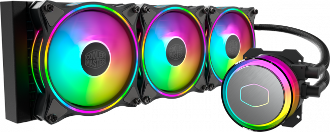 Система охлаждения Cooler Master MasterLiquid ML360 Illusion — для бизнеса и офиса Система охлаждения Cooler Master MasterLiquid ML360 Illusion — для бизнеса и офиса