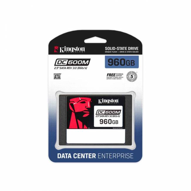 Твердотельный накопитель Kingston SSD DC600M — для бизнеса и офиса Твердотельный накопитель Kingston SSD DC600M — для бизнеса и офиса