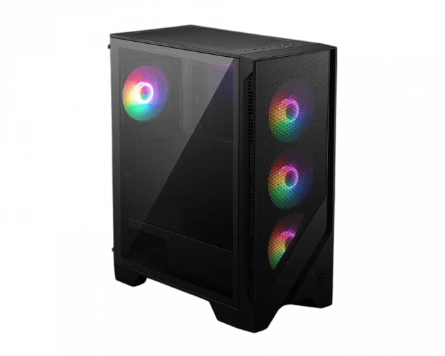 Корпус ПК без блока питания MSI MAG FORGE 120A AIRFLOW Black — для бизнеса и офиса Корпус ПК без блока питания MSI MAG FORGE 120A AIRFLOW Black — для бизнеса и офиса