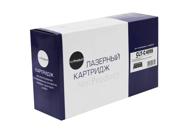 Тонер-картридж NetProduct (N-CLT-C409S) для Samsung CLP-310/315/CLX-3170fn/3175, C, 1K — для бизнеса и офиса Тонер-картридж NetProduct (N-CLT-C409S) для Samsung CLP-310/315/CLX-3170fn/3175, C, 1K — для бизнеса и офиса