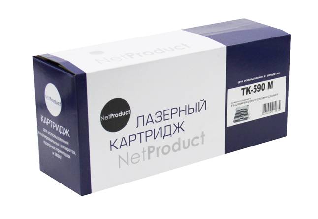 Тонер-картридж NetProduct (N-TK-590M) для Kyocera FS-C5250DN/C2626MFP, M, 5K — для бизнеса и офиса Тонер-картридж NetProduct (N-TK-590M) для Kyocera FS-C5250DN/C2626MFP, M, 5K — для бизнеса и офиса