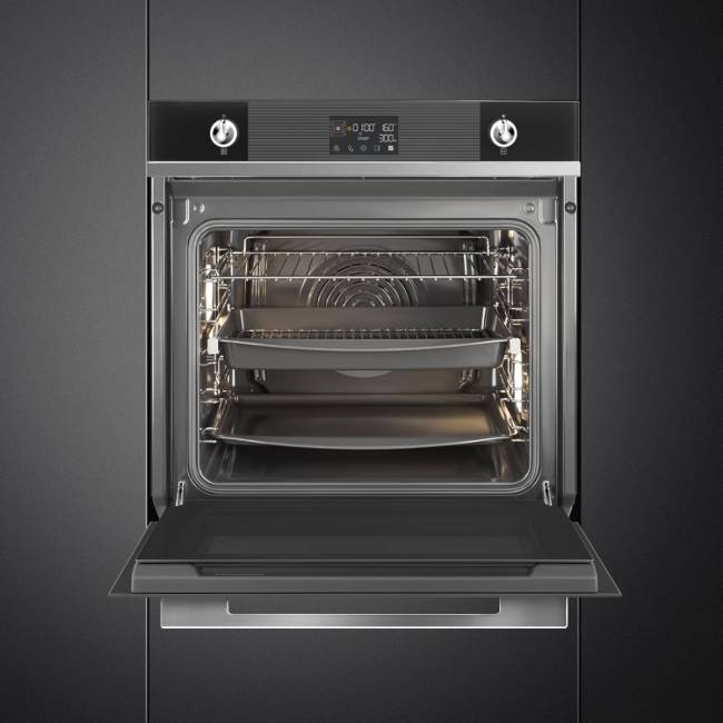 Встраиваемая электрическая духовка SMEG Духовой шкаф электрический Smeg SO6102TN — для бизнеса и офиса Встраиваемая электрическая духовка SMEG Духовой шкаф электрический Smeg SO6102TN — для бизнеса и офиса