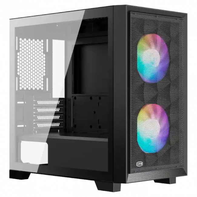 Корпус без блока питания PcCooler C3D310 BK ARGB — для бизнеса и офиса