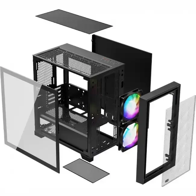 Корпус без блока питания PcCooler C3D310 BK ARGB — для бизнеса и офиса