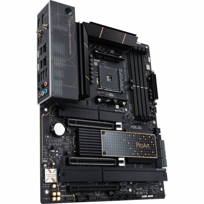 Материнская плата ASUS PROART X570-CREATOR WIFI (90MB18Z0-M0EAY0) — для бизнеса и офиса Материнская плата ASUS PROART X570-CREATOR WIFI (90MB18Z0-M0EAY0) — для бизнеса и офиса