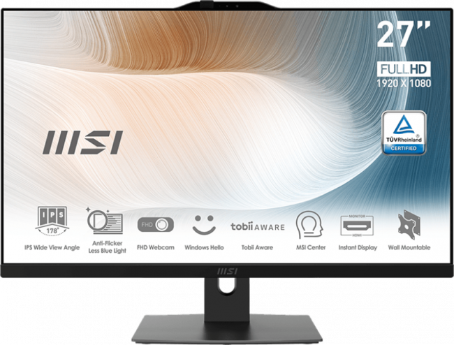 Моноблок MSI Modern AM272P 12M-257XRU (9S6-AF8211-263) — для бизнеса и офиса Моноблок MSI Modern AM272P 12M-257XRU (9S6-AF8211-263) — для бизнеса и офиса