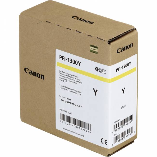 Картридж Canon PFI-1300Y (0814C001) — для бизнеса и офиса Картридж Canon PFI-1300Y (0814C001) — для бизнеса и офиса