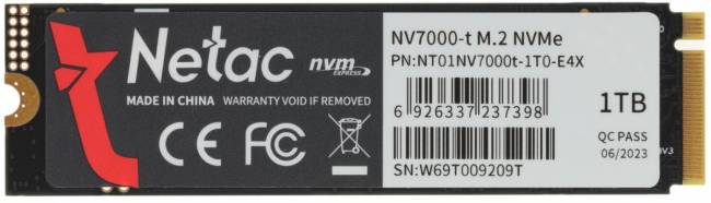 Накопитель SSD Netac NT01NV7000T-1T0-E4X — для бизнеса и офиса
