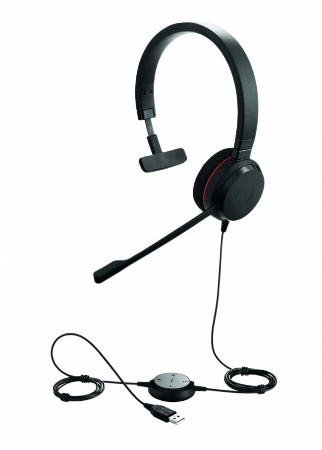 Гарнитура проводная Jabra Evolve 20 MS Mono — для бизнеса и офиса Гарнитура проводная Jabra Evolve 20 MS Mono — для бизнеса и офиса