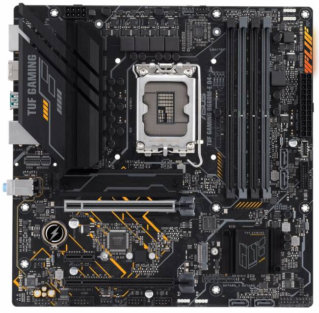 Материнская плата ASUS TUF GAMING B660M-E D4 — для бизнеса и офиса Материнская плата ASUS TUF GAMING B660M-E D4 — для бизнеса и офиса