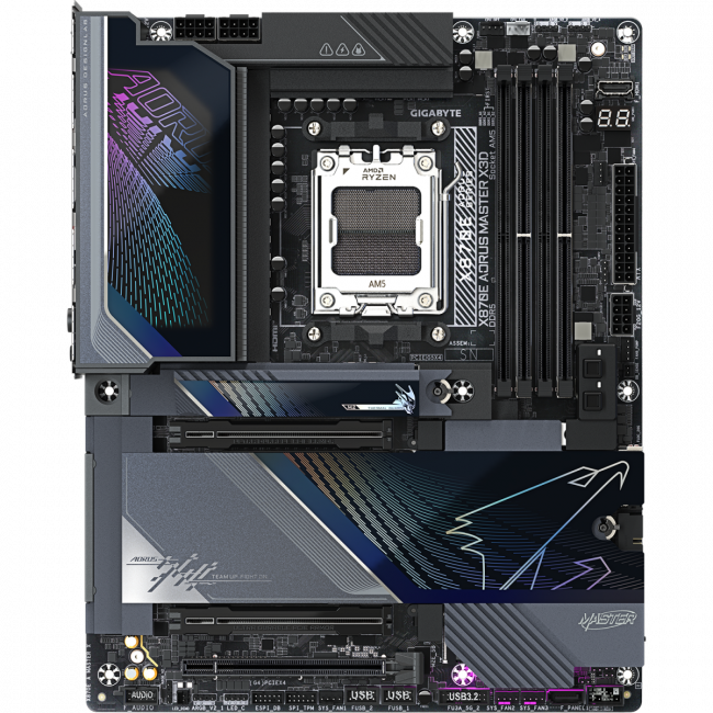 Материнская плата Gigabyte X870E A MASTER X — для бизнеса и офиса Материнская плата Gigabyte X870E A MASTER X — для бизнеса и офиса