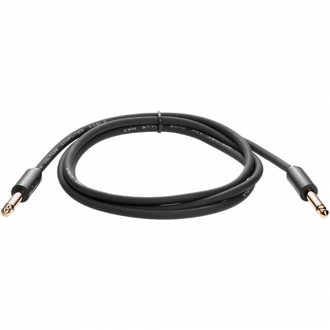 Кабель-соединит 6.35ST(M)/6.35 ST(M), 1.5м, Telecom PRO <TAV6166-1.5M> Кабель-переходник Telecom jack 6.35 mm M/jack 6.35 mm M (TAV6166-1.5M) — для бизнеса и офиса
