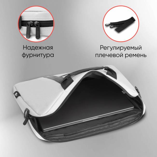 Сумка для ноутбука 15.6" PC PET PCP-1003GR — для бизнеса и офиса
