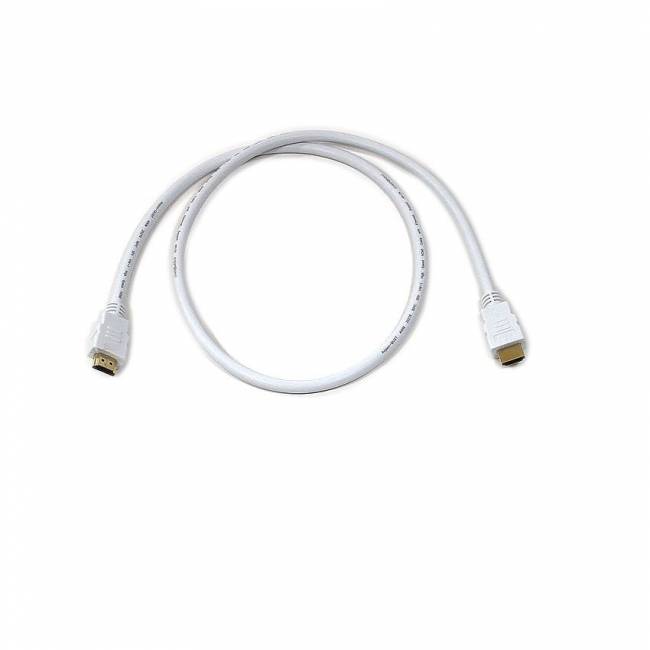 Кабель HDMI 19M/M ver 2.0, 1М, белый  Aopen <ACG711W-1M> AOpen HDMI (m) - HDMI (m) 1м — для бизнеса и офиса