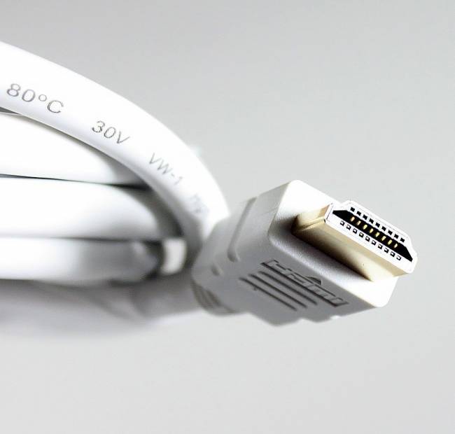 Кабель HDMI 19M/M ver 2.0, 1М, белый  Aopen <ACG711W-1M> AOpen HDMI (m) - HDMI (m) 1м — для бизнеса и офиса