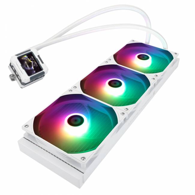 Водяное охлаждение для процессора Thermalright Frozen Warframe 420 ARGB White — для бизнеса и офиса Водяное охлаждение для процессора Thermalright Frozen Warframe 420 ARGB White — для бизнеса и офиса