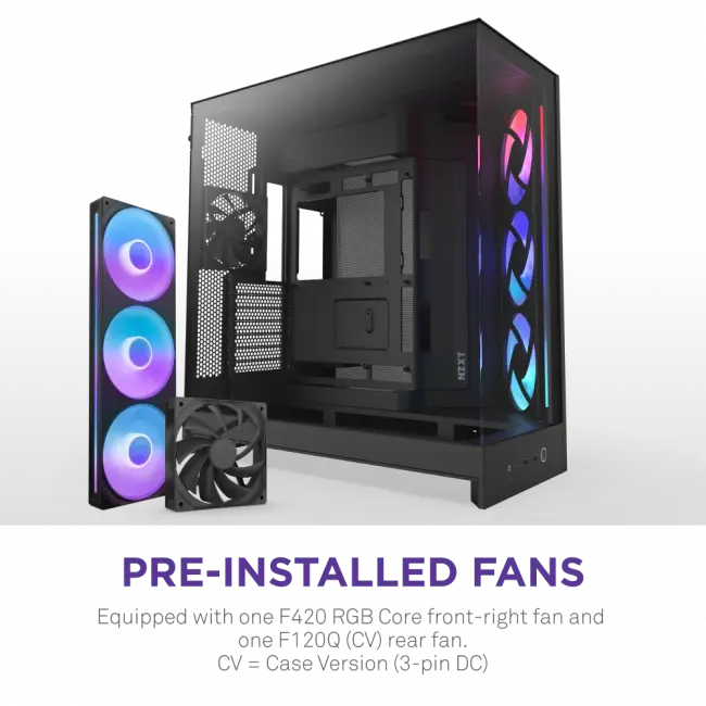 Корпус без блока питания NZXT H9 Flow RGB CM-H92FB-R1 — для бизнеса и офиса Корпус без блока питания NZXT H9 Flow RGB CM-H92FB-R1 — для бизнеса и офиса