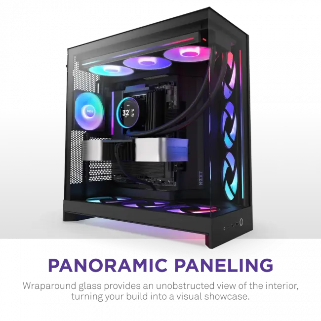 Корпус без блока питания NZXT H9 Flow RGB CM-H92FB-R1 — для бизнеса и офиса Корпус без блока питания NZXT H9 Flow RGB CM-H92FB-R1 — для бизнеса и офиса