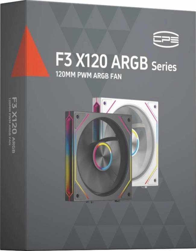 Вентилятор для корпуса PcCooler F3 X120R ARGB WH — для бизнеса и офиса Вентилятор для корпуса PcCooler F3 X120R ARGB WH — для бизнеса и офиса