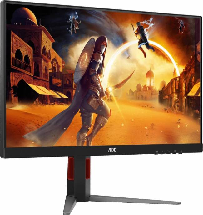 Монитор AOC Q27G4/D 27" 2560x1440, IPS, 200Hz, 80M:1, 250cd, 0.3 ms, HDMI 2.0, DisplayPort 1.4, Height adj 130, pivot, VESA 100, 3Y, Black/Red Монитор AOC Q27G4/D — для бизнеса и офиса Монитор AOC Q27G4/D 27" 2560x1440, IPS, 200Hz, 80M:1, 250cd, 0.3 ms, HDMI 2.0, DisplayPort 1.4, Height adj 130, pivot, VESA 100, 3Y, Black/Red Монитор AOC Q27G4/D — для бизнеса и офиса