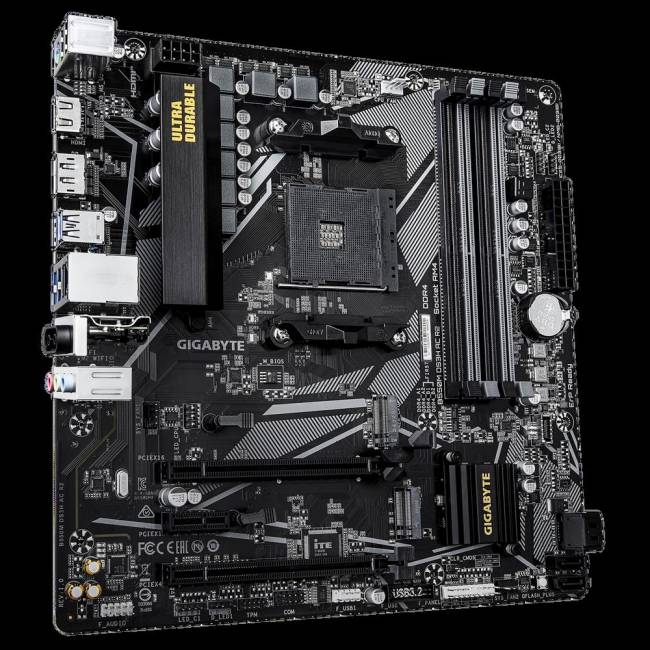 Материнская плата Gigabyte B550M DS3H AC R2 — для бизнеса и офиса Материнская плата Gigabyte B550M DS3H AC R2 — для бизнеса и офиса
