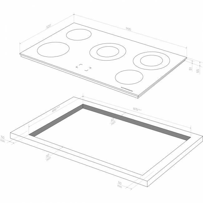 Варочная поверхность Kuppersberg Kuppersberg ICI 624 — для бизнеса и офиса Варочная поверхность Kuppersberg Kuppersberg ICI 624 — для бизнеса и офиса