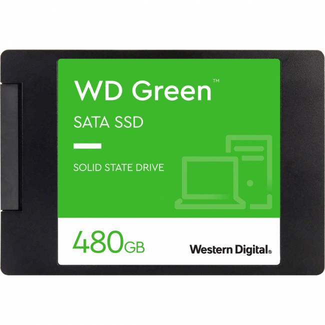 Твердотельные накопители WD Green 480GB (WDS480G3G0A) — для бизнеса и офиса Твердотельные накопители WD Green 480GB (WDS480G3G0A) — для бизнеса и офиса