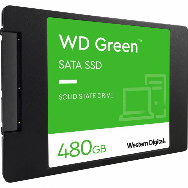 Твердотельные накопители WD Green 480GB (WDS480G3G0A) — для бизнеса и офиса Твердотельные накопители WD Green 480GB (WDS480G3G0A) — для бизнеса и офиса