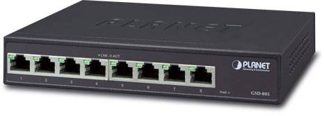 коммутатор Planet GSD-805 — для бизнеса и офиса коммутатор Planet GSD-805 — для бизнеса и офиса