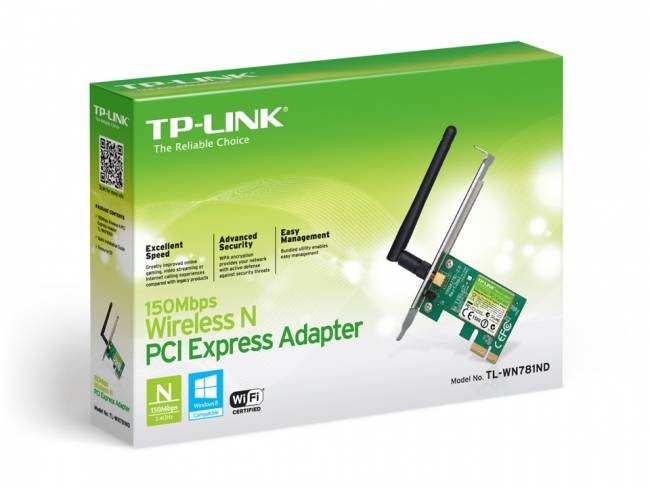 Адаптер Wi-Fi TP-Link TL-WN781ND — для бизнеса и офиса Адаптер Wi-Fi TP-Link TL-WN781ND — для бизнеса и офиса