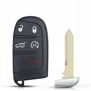 Корпус смарт ключа JEEP 4+1 кнопок + вставка CY24