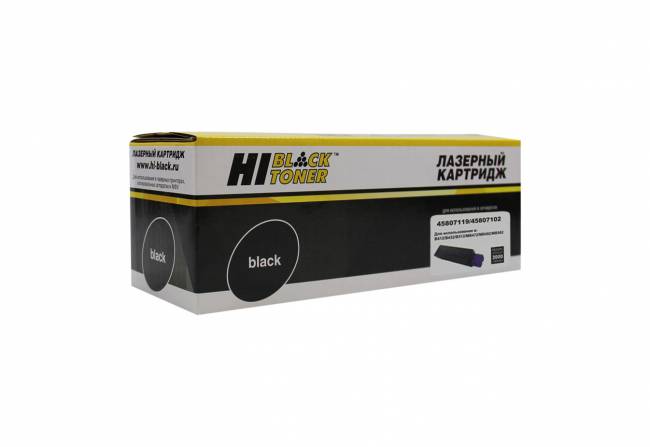 Тонер-картридж Hi-Black (HB-45807119/45807102) для OKI B412/432/512/MB472/492/562, 3K — для бизнеса и офиса Тонер-картридж Hi-Black (HB-45807119/45807102) для OKI B412/432/512/MB472/492/562, 3K — для бизнеса и офиса