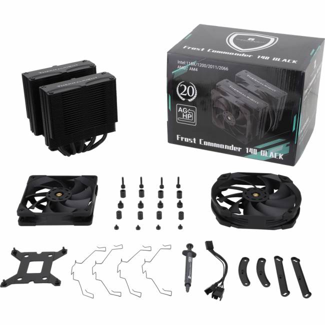 Кулер для процессора Thermalright Frost Commander 140 (FC-140-BL) — для бизнеса и офиса Кулер для процессора Thermalright Frost Commander 140 (FC-140-BL) — для бизнеса и офиса