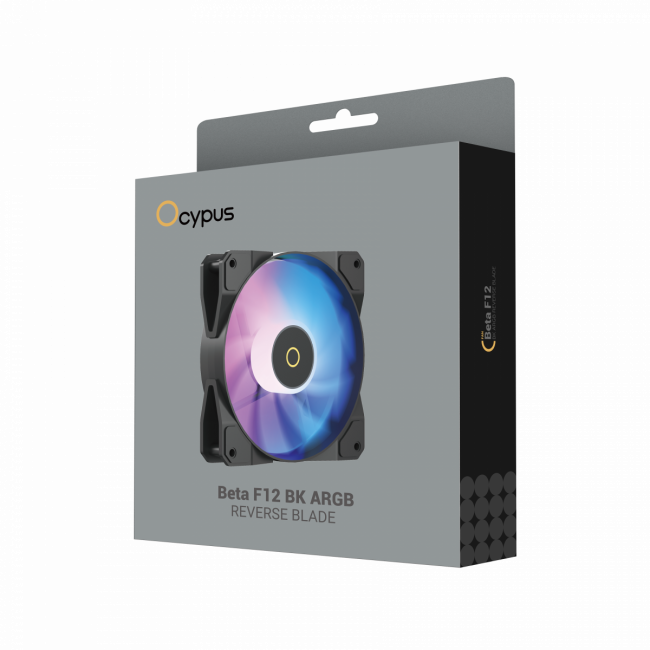 Кулер для корпуса Ocypus Beta-F12-BK1AM01X-GL — для бизнеса и офиса