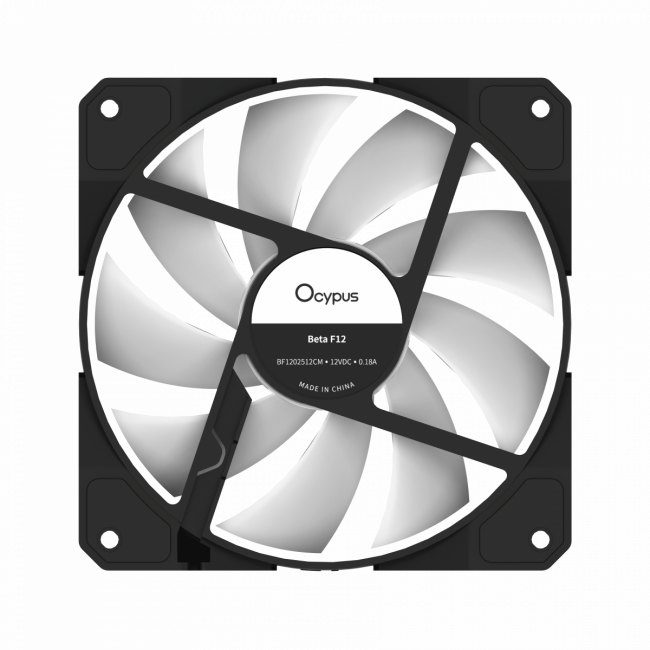 Кулер для корпуса Ocypus Beta-F12-BK1AM01X-GL — для бизнеса и офиса
