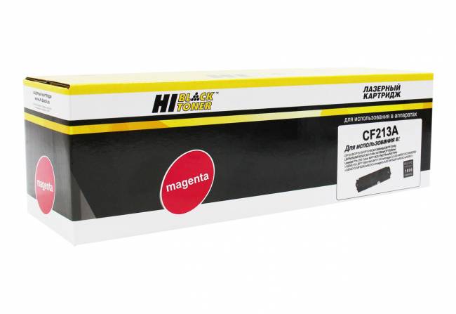 Картридж Hi-Black (HB-CF213A) для HP CLJ Pro 200 M251/MFPM276, №131A, M, 1,8K — для бизнеса и офиса Картридж Hi-Black (HB-CF213A) для HP CLJ Pro 200 M251/MFPM276, №131A, M, 1,8K — для бизнеса и офиса