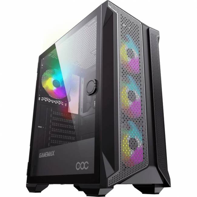 Компьютерный корпус, без блока питания ATX GameMax Brufen C1 — для бизнеса и офиса Компьютерный корпус, без блока питания ATX GameMax Brufen C1 — для бизнеса и офиса