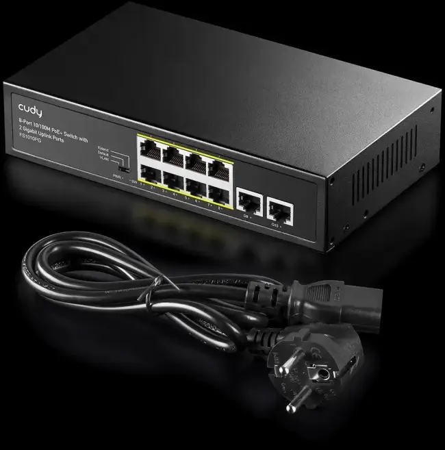 Коммутатор Cudy FS1010PG — для бизнеса и офиса Коммутатор Cudy FS1010PG — для бизнеса и офиса