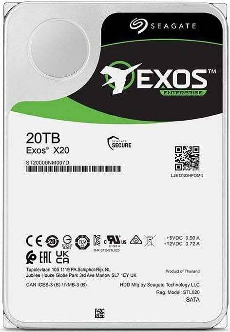 Жесткий диск Seagate ST20000NM007D — для бизнеса и офиса Жесткий диск Seagate ST20000NM007D — для бизнеса и офиса