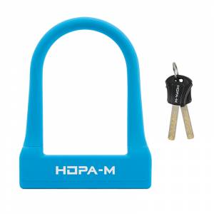 Замок велосипедный U-lock №50 голубой