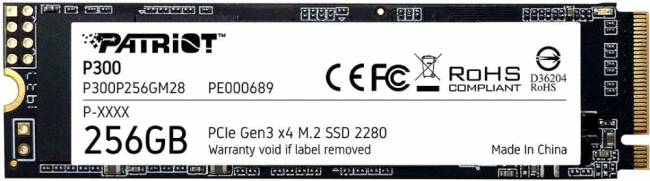 Накопитель SSD Patriot P300P256GM28 — для бизнеса и офиса Накопитель SSD Patriot P300P256GM28 — для бизнеса и офиса