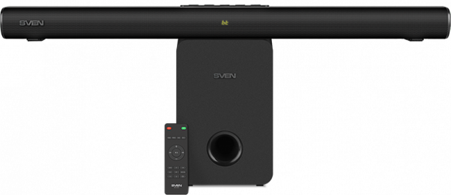 Саундбар SVEN SB-2150A, черный (180 Вт,USB,HDMI,ПДУ,Optical, Bluetooth,дисплей, беспроводной сабвуфер) Sven SB-2150A — для бизнеса и офиса Саундбар SVEN SB-2150A, черный (180 Вт,USB,HDMI,ПДУ,Optical, Bluetooth,дисплей, беспроводной сабвуфер) Sven SB-2150A — для бизнеса и офиса
