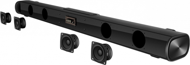 Саундбар SVEN SB-2150A, черный (180 Вт,USB,HDMI,ПДУ,Optical, Bluetooth,дисплей, беспроводной сабвуфер) Sven SB-2150A — для бизнеса и офиса Саундбар SVEN SB-2150A, черный (180 Вт,USB,HDMI,ПДУ,Optical, Bluetooth,дисплей, беспроводной сабвуфер) Sven SB-2150A — для бизнеса и офиса