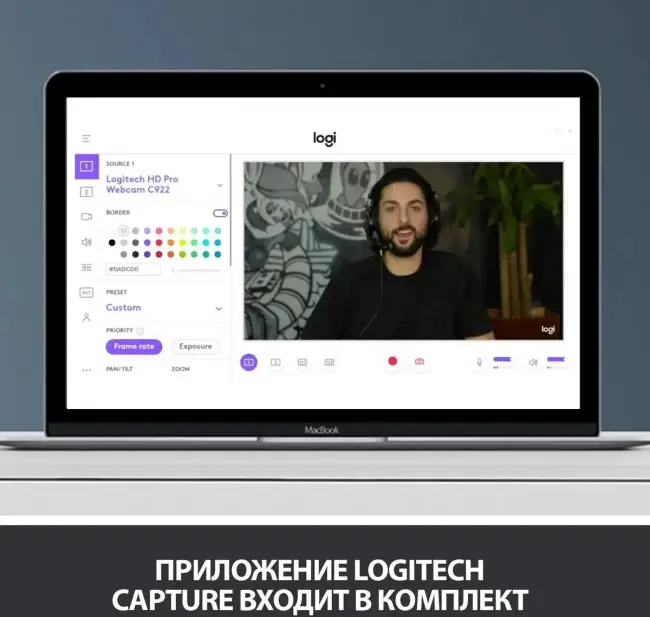 Веб-камера Logitech 960-000998 — для бизнеса и офиса Веб-камера Logitech 960-000998 — для бизнеса и офиса