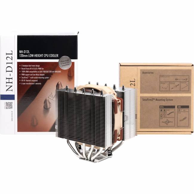 Кулер для процессора Noctua NH-D12L — для бизнеса и офиса Кулер для процессора Noctua NH-D12L — для бизнеса и офиса