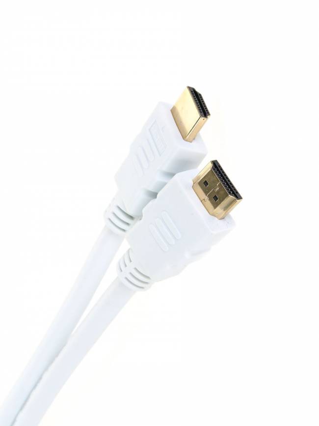 Кабель HDMI 19M/M ver 2.0, 3М, белый  Aopen <ACG711W-3M> AOpen HDMI (m) - HDMI (m) 3м — для бизнеса и офиса