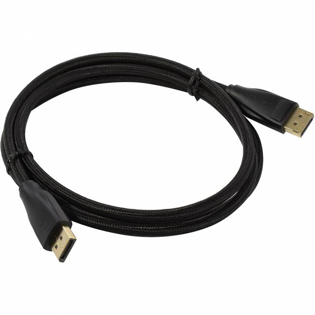 Кабель Vention DisplayPort v1.4 20M/20M - 1.5м Кабель Vention DisplayPort(m)/DisplayPort(m) - 1.5 м (HCCBG) — для бизнеса и офиса