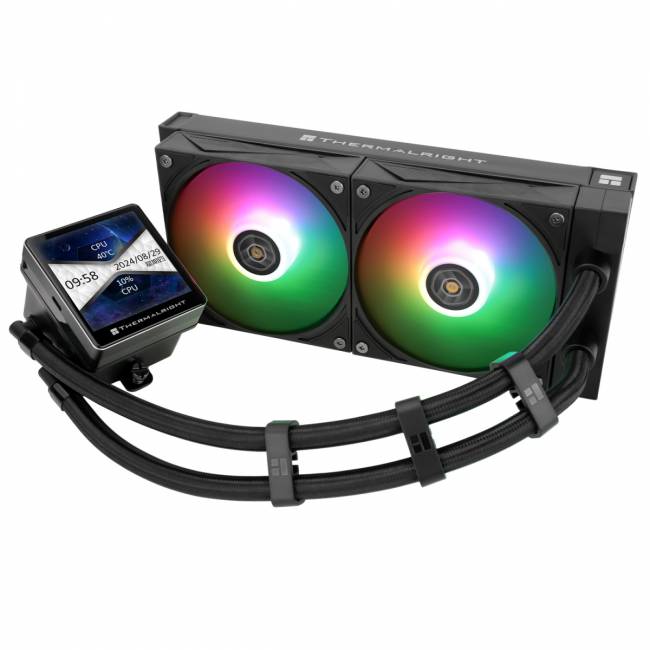 Водяное охлаждение для процессора Thermalright Grand Vision 240 Black — для бизнеса и офиса Водяное охлаждение для процессора Thermalright Grand Vision 240 Black — для бизнеса и офиса